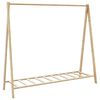 vidaXL Cuier pentru haine cu rafturi, 106x34x102 cm, bambus