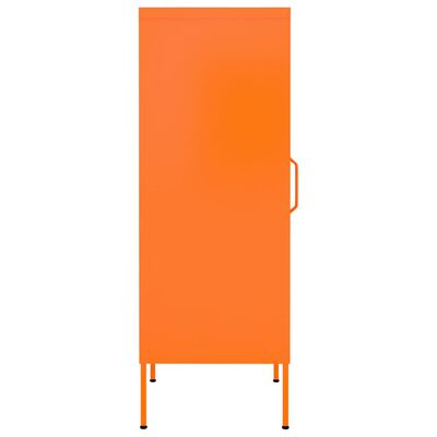 vidaXL Dulap de depozitare, portocaliu, 42,5x35x101,5 cm, oțel