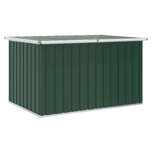 vidaXL Ladă de depozitare pentru grădină, verde, 149 x 99 x 93 cm