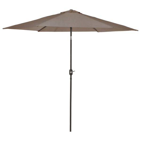 Madison Umbrelă de soare de grădină Tenerife, taupe, 300 cm, rotundă