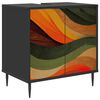vidaXL Dulap de Baie BONN Stejar Negru 60 x 40 x 61 cm Lemn prelucrat