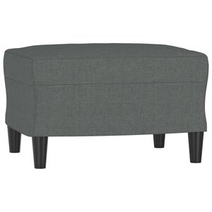 vidaXL Taburet, gri &icirc;nchis, 60x50x41 cm, material textil