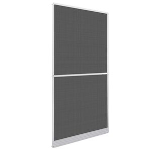 vidaXL Ecran pentru Insecte cu Hinge Manual Alb și negru 100 x 215 cm