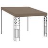 vidaXL Pavilion montat pe perete, gri taupe, 3x3x2,5 m
