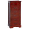 vidaXL Comodă cu sertare 7-Drawer Maro 45 x 35 x 100,5 cm