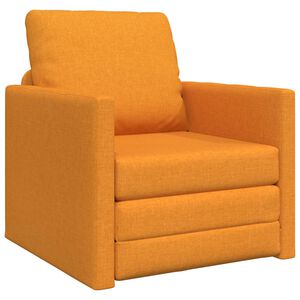 vidaXL Pat canapea Galben &Icirc;ntunecat 74 x 77 x 81 cm țesătură