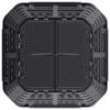 vidaXL Compostor de grădină, negru, 93,3x93,3x113 cm, 740 L