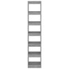 vidaXL Bibliotecă/Separator cameră, sonoma gri, 40x30x198 cm
