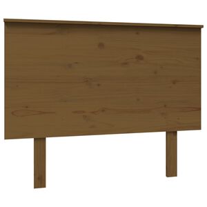 vidaXL Tăblie de pat, maro miere, 104x6x82,5 cm, lemn masiv de pin