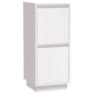 vidaXL Servantă, alb, 31,5x34x75 cm, lemn masiv de pin