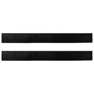 vidaXL Dopuri pentru uși autoadezive 2 pcs Maro 100 cm