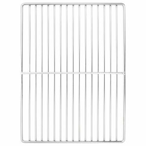 vidaXL Grătar Argintiu 40 x 30 cm Oţel inoxidabil