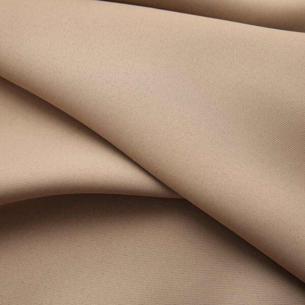 vidaXL Draperie opacă, gri taupe, 290 x 245 cm, cu c&acirc;rlige