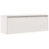 vidaXL Dulap de perete, alb, 100x30x35 cm, lemn masiv de pin
