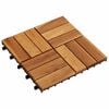 vidaXL Plăci pentru Deck 10 buc. Maro 30 x 30 cm Lemn de Acacia
