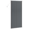 vidaXL Jaluzea pentru Fereastră cu perdele Manual Gri închis Aluminiu