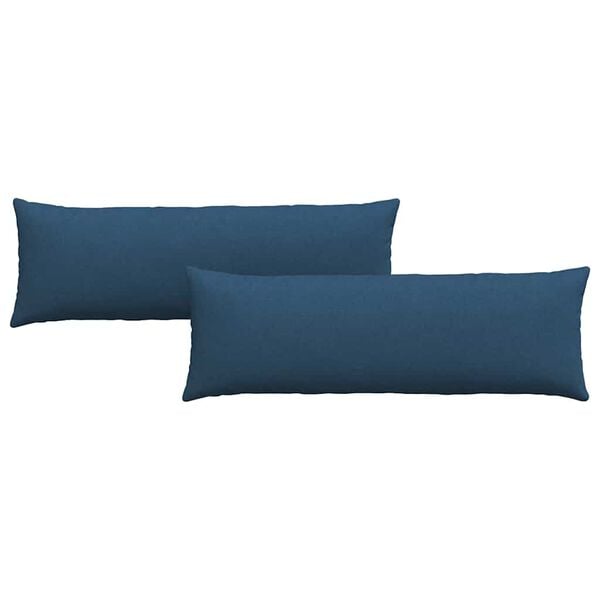 vidaXL Perne pentru canapea 2 pcs albastru 120 x 40 cm țesătură