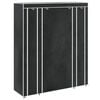 vidaXL Dulap material textil compartimente și tije 45x150x176 cm negru