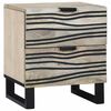 vidaXL Dulap de noapte Alb 40 x 33 x 46 cm Lemn prelucrat