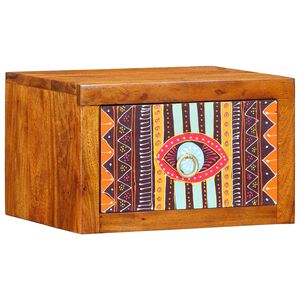 vidaXL Dulap de noapte cu sertar Maro 35 x 30 x 22 cm