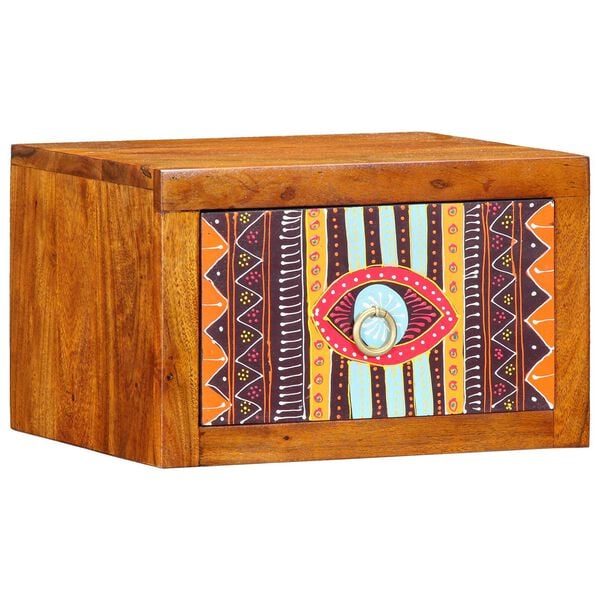 vidaXL Dulap de noapte cu sertar Maro 35 x 30 x 22 cm