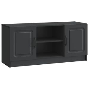vidaXL Cabinet TV Negru 102 x 34,5 x 47 cm Lemn prelucrat