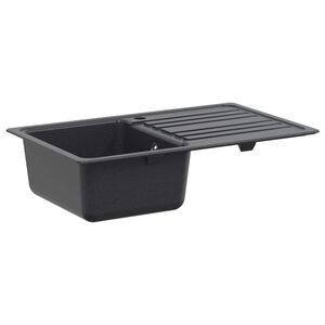 vidaXL Chiuvetă de bucătărie cu picurător Granit