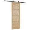 vidaXL Ușă glisantă ORKDAL natural 83 x 232 cm Lemn masiv de pin