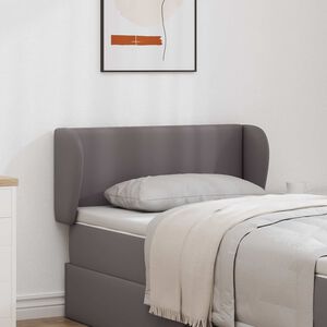 vidaXL Ureche pentru Tăblie Gri Scurt 40 x 23 x 6 cm PVC