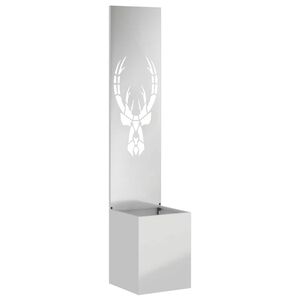 vidaXL Ecran de intimitate pentru grădină Argintiu 32 x 32 x 150 cm