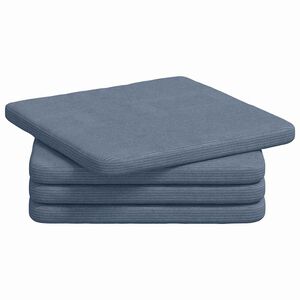 vidaXL Perne de Șezut 4 pcs albastru 40 x 40 x 3 cm