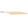 vidaXL Cort electric retractabil Galben și alb 4,5 &times; 3 m