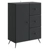 vidaXL Bufet Negru 66 x 34,5 x 90 cm Lemn prelucrat