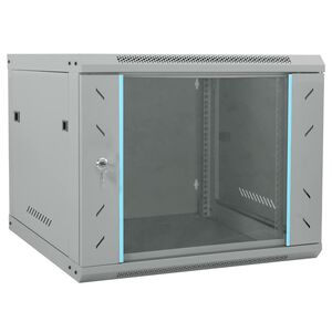 vidaXL Dulap de rețea cu depozitare Gri 60 x 60 x 50 cm Oțel