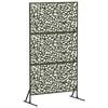vidaXL Ecran de intimitate 100 x 50 x 180 cm Oțel Verde măsliniu