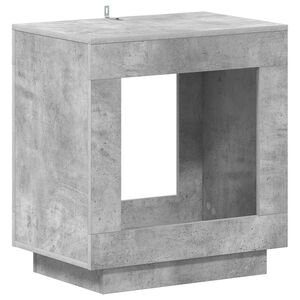 vidaXL Masă laterală Gri Beton 60 x 40 x 65 cm Lemn prelucrat