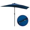 vidaXL Parasol de Grădină Albastru azur 294 x 150 x 224 cm