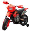 vidaXL Motor pentru copii, roșu și negru