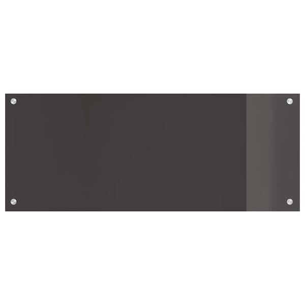 vidaXL Spate de bucătărie 2 pcs Gri închis 100 x 40 cm