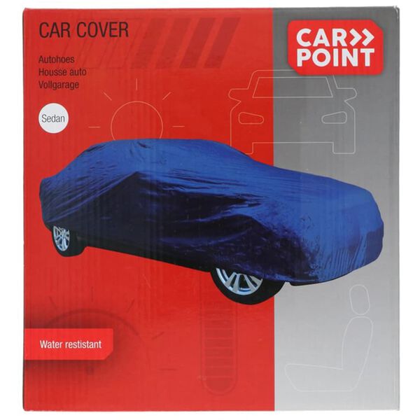 Carpoint Husă auto M, albastru, 432x165x119 cm, poliester