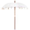 vidaXL Parasol Balinez Crem 220 x 220 x 260 cm