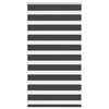vidaXL Jaluzea tip zebra neagră lățime țesătură 70,9 cm poliester