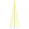 vidaXL Brad de Crăciun cu țăruș, 732 LED-uri, alb cald, 500 cm