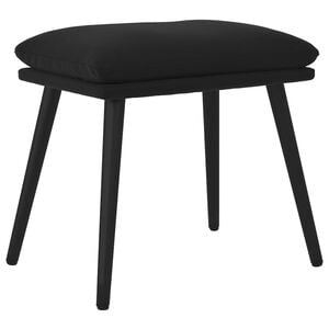 vidaXL Taburet, negru, 45x29,5x35 cm, catifea