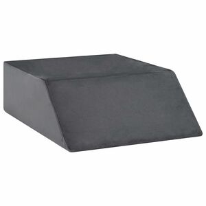 vidaXL Pillow pentru Picioare Simplu Gri 63 x 52 x 19 cm Spumă PU