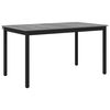 vidaXL Mese de sufragerie 140 x 80 x 75 cm Lemn prelucrat Sonoma gri