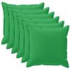 vidaXL Husă pentru pernă 6 buc. HOUTEN Verde 35 x 35 cm Poliester