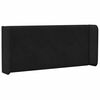 vidaXL Ureche pentru Tăblie Negru 40,5 x 40,5 x 4 cm Catifea