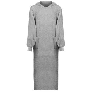 vidaXL Hanorac pătură KINN Gri XXL Bumbac