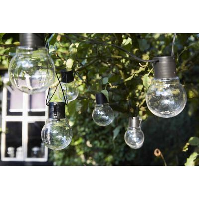 Luxform Lămpi festive acționare solară Menorca 10 LED-uri transparent